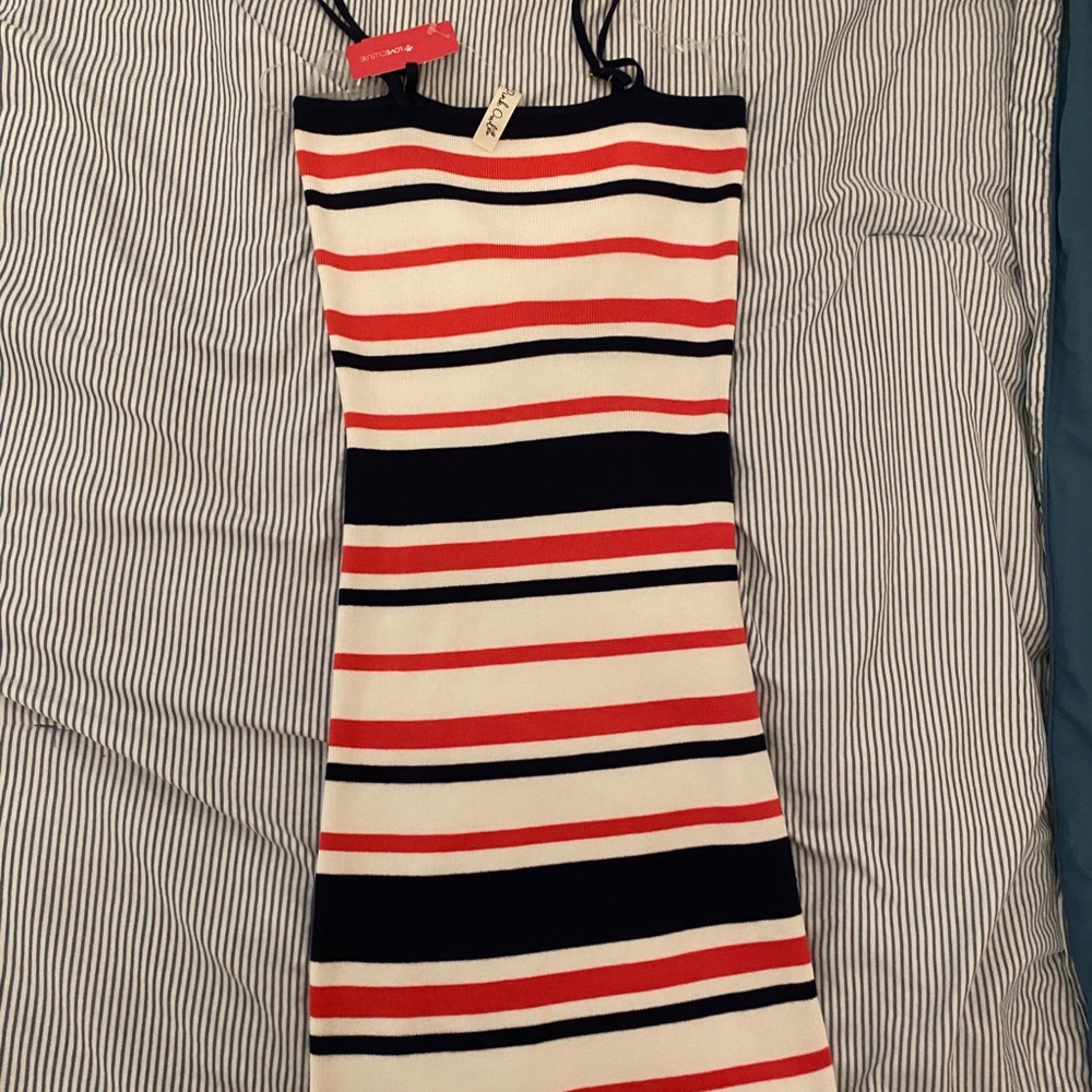 Stripes body on dress